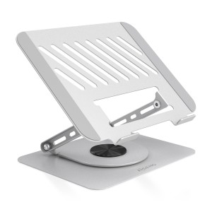 AISENS Soporte de Sobremesa XL Giratorio Ajustable para Portatil   Tablet 10"-17", Plata