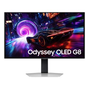 Samsung G81SF pantalla para PC 68,6 cm (27") 3840 x 2160 Pixeles 4K Ultra HD OLED Plata