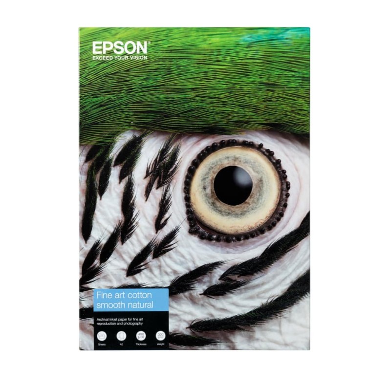 Epson Fine Art Cotton Smooth Natural II, A4 25 Sheets