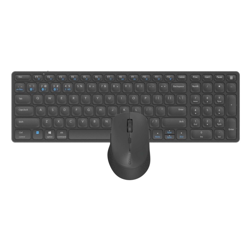 9700M teclado Ratón incluido Universal Bluetooth QWERTY Negro