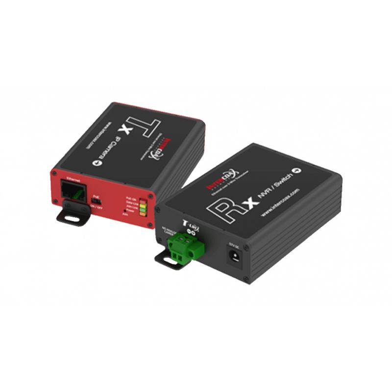 MX-A-ETP1A-2601-SET ampliador de red Transmisor y receptor de red Negro 10, 100 Mbit/s