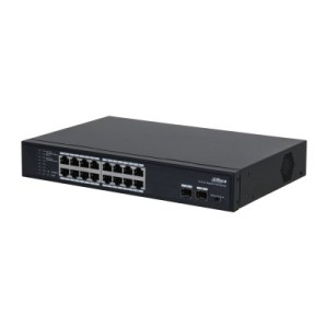 Dahua Technology PoE PFS3218-16GT-135 switch No administrado L2 Gigabit Ethernet (10 100 1000) Energía sobre Ethernet (PoE)