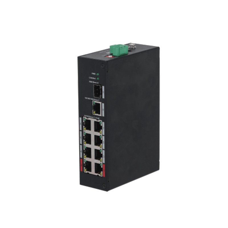 Dahua Technology PFS3110-8ET-96-V2 No administrado Fast Ethernet (10 100) Energía sobre Ethernet (PoE) 10U Negro