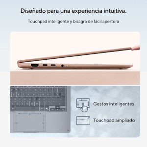 ASUS Zenbook 14 OLED UX3480QA-U1144W Copilot+ PC Copilot+ PC - Ordenador Portátil " WUXGA (Snapdragon X1-26-100, 16GB RAM,