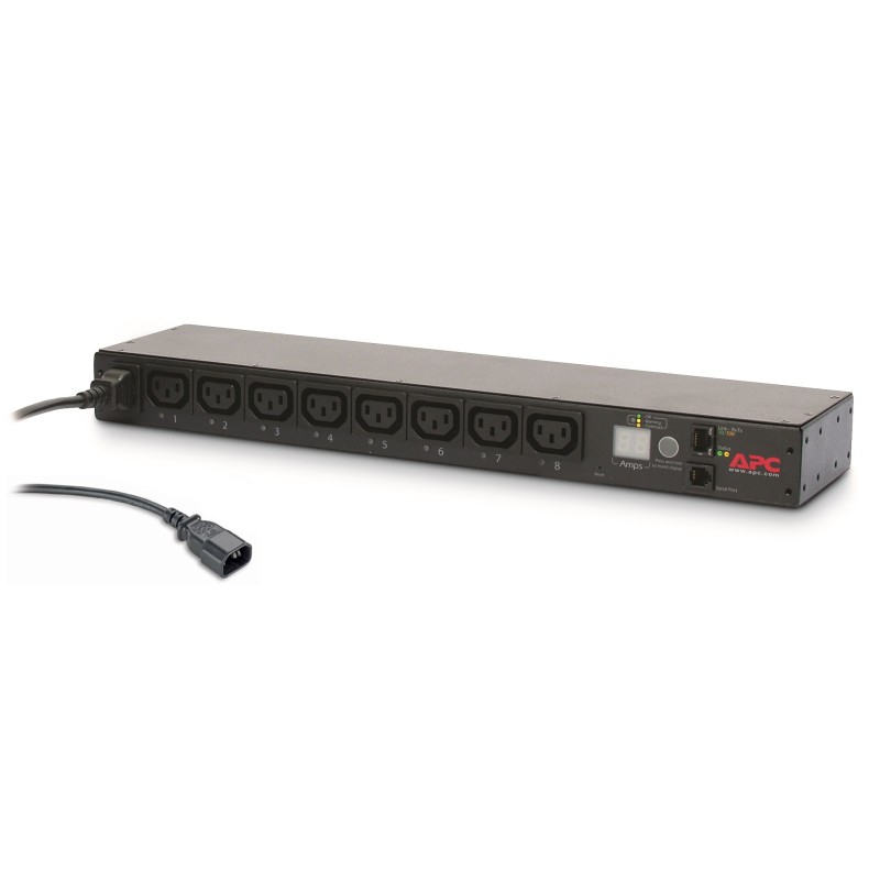 APC AP7920B unidad de distribución de energía (PDU) 8 salidas AC 0U 1U Negro