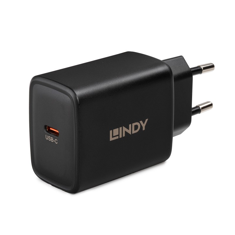 Lindy 73448 cargador de dispositivo móvil Universal Negro Corriente alterna Carga rápida Interior