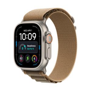 Watch Ultra 4 (GPS + Cellular) - Caja de titanio natural de 49 mm - Correa Loop Alpine color desierto - Talla M