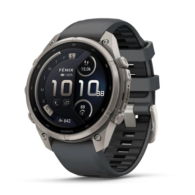 fenix 9 Pro 3,56 cm (1.4") AMOLED 47 mm Digital 454 x 454 Pixeles Pantalla táctil 4G Titanio Wifi GPS (satélite)