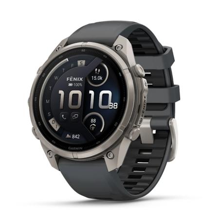 fenix 9 Pro 3,56 cm (1.4") AMOLED 47 mm Digital 454 x 454 Pixeles Pantalla táctil 4G Titanio Wifi GPS (satélite)