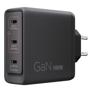 Lenovo G0A6100BEU cargador de dispositivo móvil Universal Negro Corriente alterna Carga rápida Interior