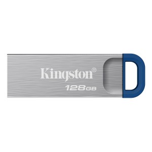 Kingston Technology DataTraveler 128GB ® Kyson, USB 3.2 Gen 1 metálico, 220 MB s