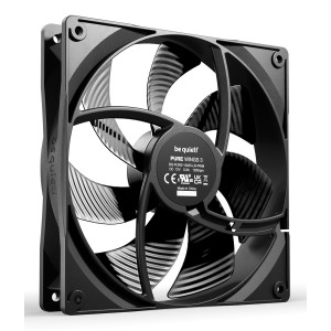 be quiet! Pure Wings 3 140mm | PWM Triple Pack Carcasa del ordenador Ventilador 14 cm Negro 3 pieza(s)