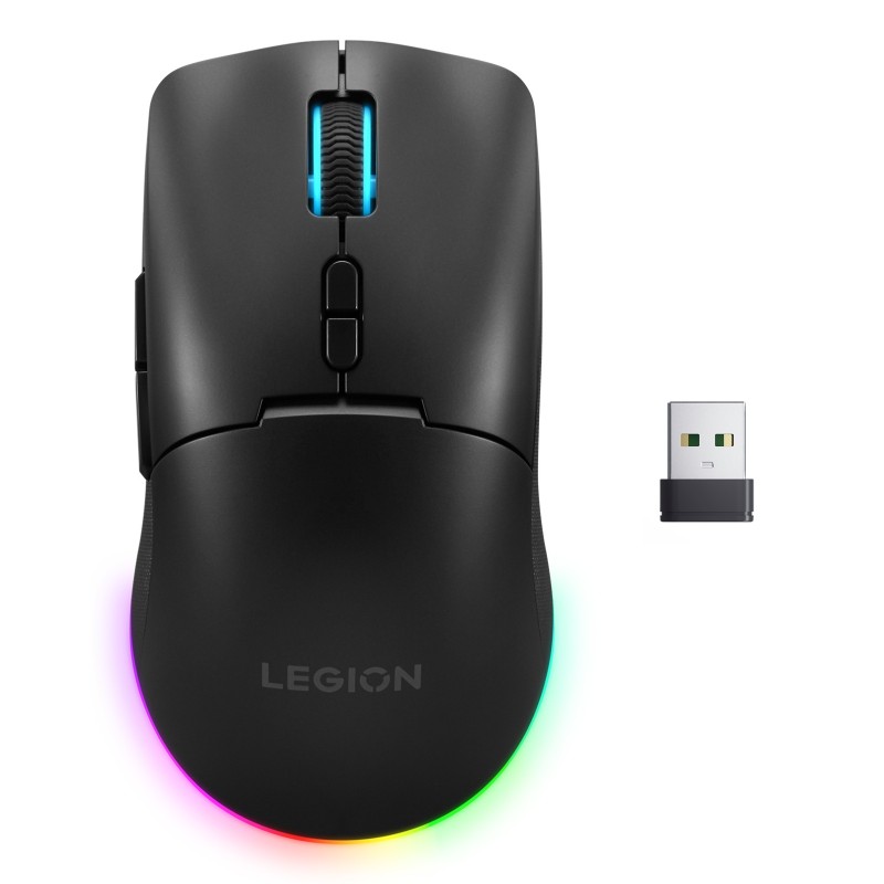 Lenovo Legion M220 ratón Juego Ambidextro RF Wireless + Bluetooth + USB Type-C Óptico 5000 DPI