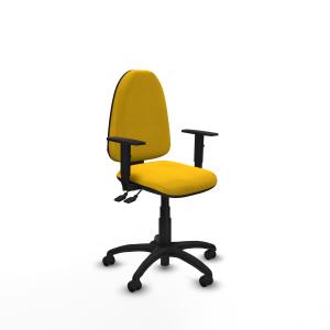 Aına AS bali amarillo brazos 1D base poliamida ruedas autofrenantes 50mm