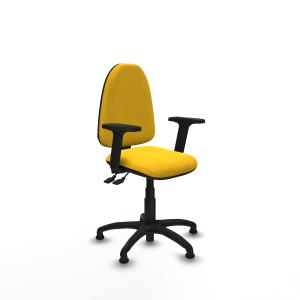 Aına AS similpiel amarillo brazos 2D base poliamida topes