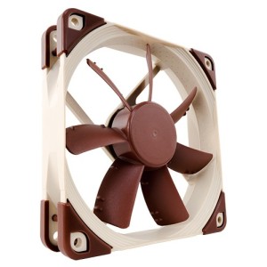NF-S12A FLX Carcasa del ordenador Ventilador 12 cm Beige, Marrón