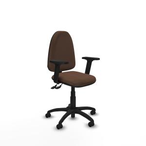 Aına CPDM bali marrón oscuro brazos 2D base poliamida ruedas autofrenantes 50mm