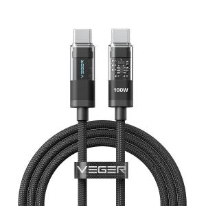 CC16 cable USB USB 2.0 1,5 m USB C 100 W Negro