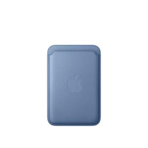 Cartera de trenzado fino con MagSafe para el iPhone - Azul silvestre