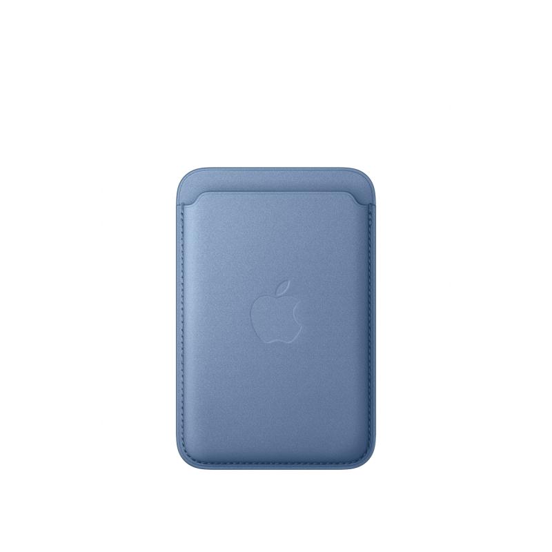 Cartera de trenzado fino con MagSafe para el iPhone - Azul silvestre