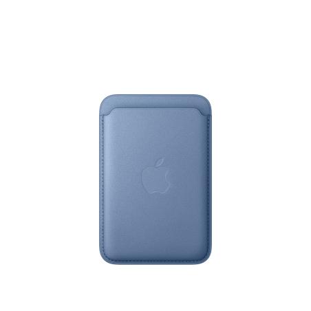 Cartera de trenzado fino con MagSafe para el iPhone - Azul silvestre