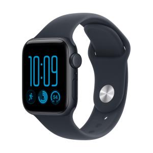 Watch SE (3nd generation) SE 3 (GPS + Cellular) - Caja de aluminio en color medianoche de 40 mm - Correa deportiva azul marino -