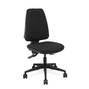Silla Elche asincro bali negro base piramidal ruedas de nailon de 65mm
