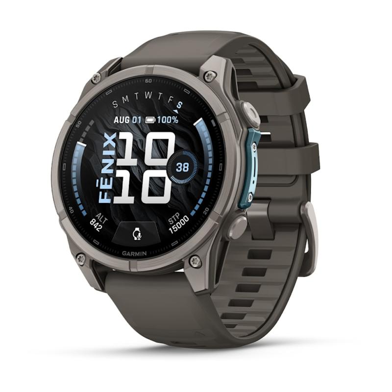 fenix 9 3,56 cm (1.4") AMOLED 47 mm Digital 454 x 454 Pixeles Pantalla táctil Titanio Wifi GPS (satélite)