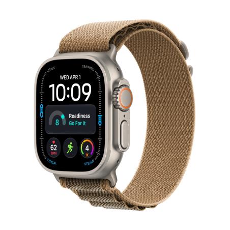 Watch Ultra 4 (GPS + Cellular) - Caja de titanio natural de 49 mm - Correa Loop Alpine color desierto - Talla S