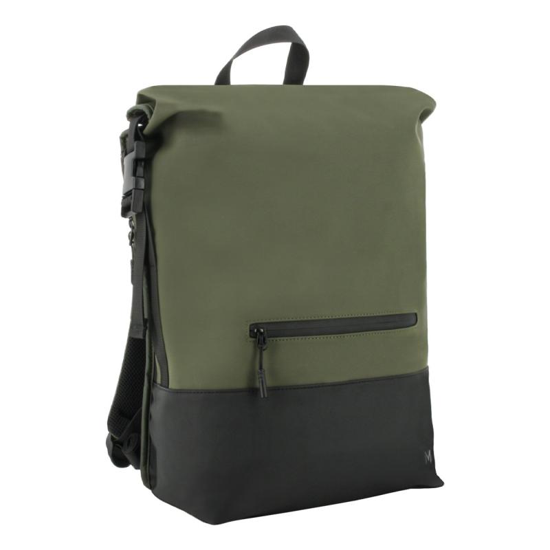 070006 maletines para portátil 40,6 cm (16") Mochila Negro, Caqui