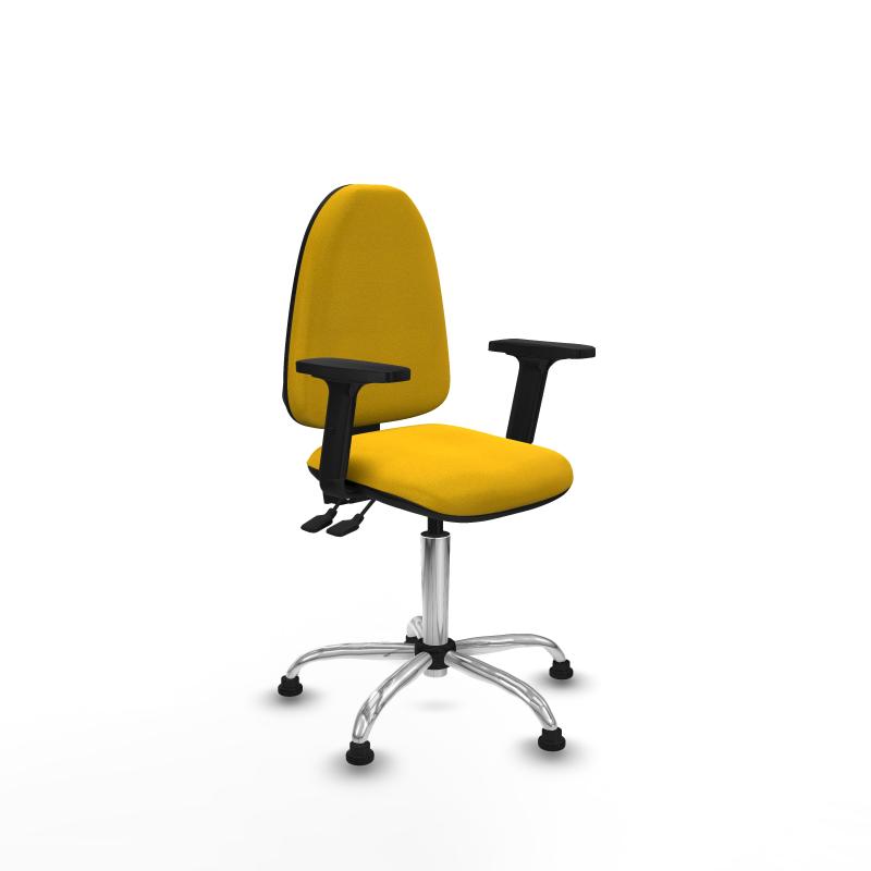 Aına AS bali amarillo brazos 2D base cromada topes