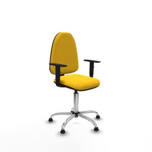 Aına CP similpiel amarillo brazos 1D base cromada topes