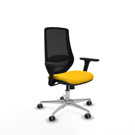 Mardos sincro bali amarillo brazos 3D base aluminio ruedas 65mm engomadas