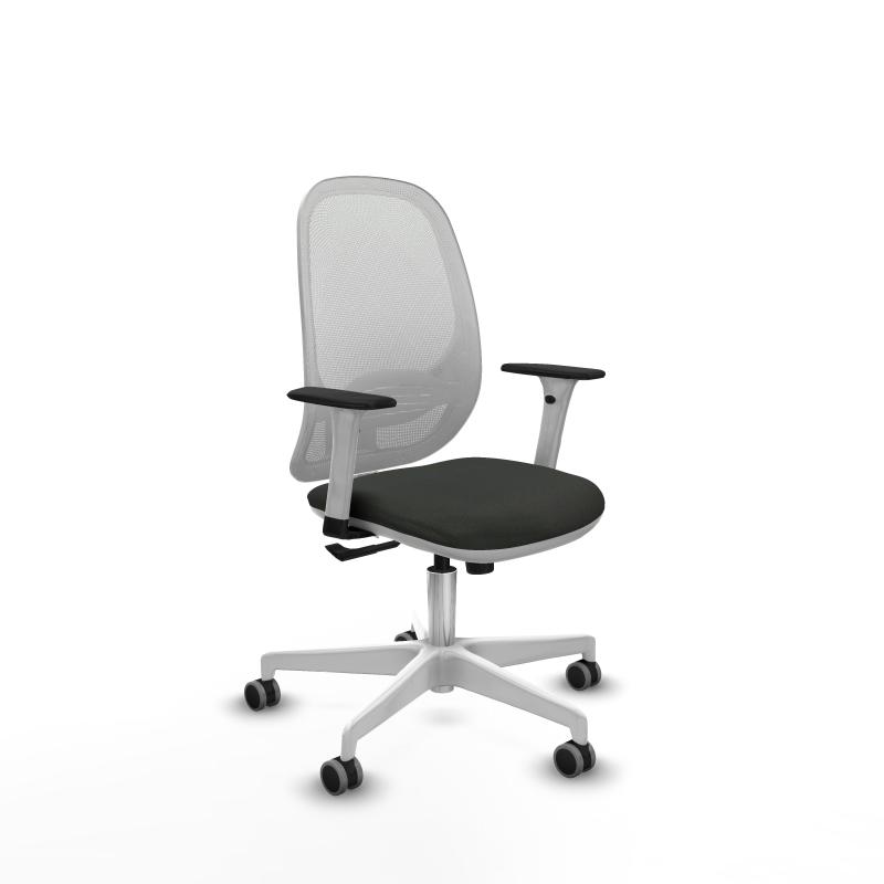 Cilanco blanca sincro malla blanca bali negro brazos 1D base blanca ruedas 65mm engomadas
