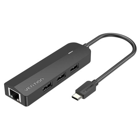 Docking USB Tipo-C TGOBB/ 3xUSB/ 1xRJ45/ 1xUSB Micro B PD/ Negro