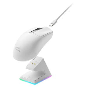 Mars Gaming MMWELITEW ratón Juego Mano derecha Bluetooth Óptico 20000 DPI