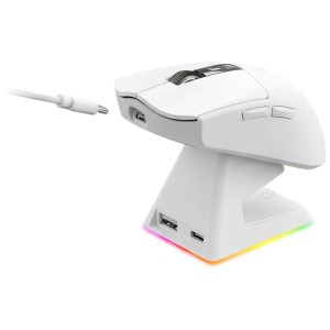 Mars Gaming MMWELITEW ratón Juego Mano derecha Bluetooth Óptico 20000 DPI