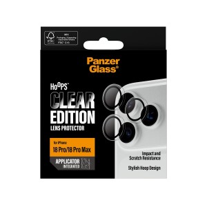 PanzerGlass ® Hoops® Camera Lens Protector Transparent iPhone 18 Pro | 18 Pro Max Protector de pantalla 1 pieza(s)