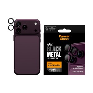 PanzerGlass ® Hoops® Camera Lens Protector Black iPhone 18 Pro | 18 Pro Max Protector de pantalla 1 pieza(s)