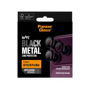 PanzerGlass ® Hoops® Camera Lens Protector Black iPhone 18 Pro | 18 Pro Max Protector de pantalla 1 pieza(s)
