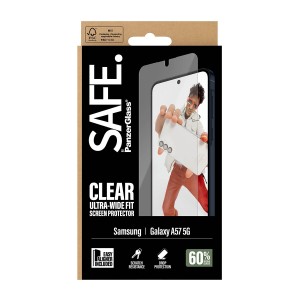 PanzerGlass SAFE. by ® Screen Protector Samsung Galaxy A57 5G | Ultra-Wide Fit w. EasyAligner Protector de pantalla 1 pieza(s)