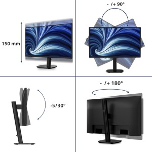 Philips 27B2N3500 00 pantalla para PC 68,6 cm (27") 2560 x 1440 Pixeles Full HD LCD Negro