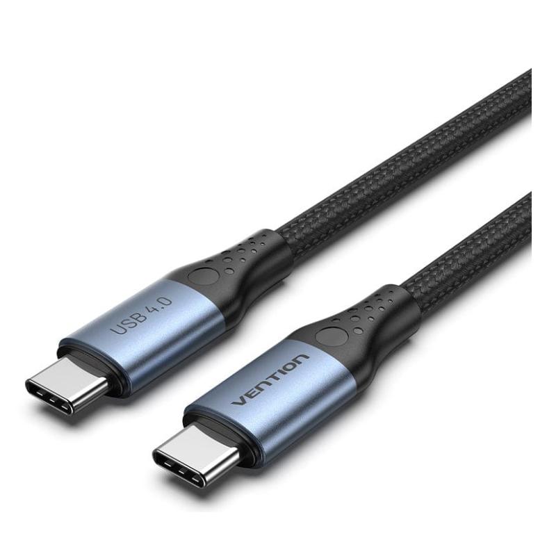 TAVHF cable USB USB4 Gen 3x2 1 m USB C 40 Gbit/s 240 W Negro, Azul