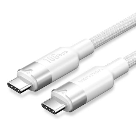 TRGWF cable USB USB 3.2 Gen 2 (3.1 Gen 2) 1 m USB C 10 Gbit/s 100 W Blanco