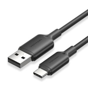 CTQBH cable USB USB 2.0 2 m USB A USB C 0,48 Gbit/s 60 W Negro