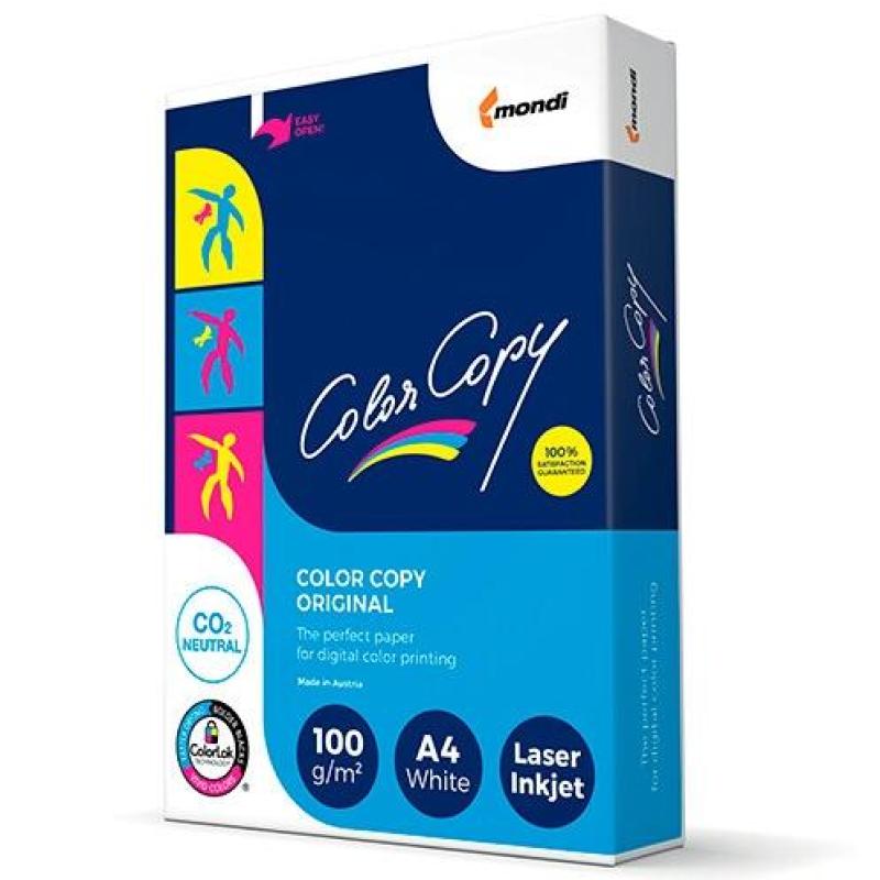 COLOR COPY ORIGINAL PAPEL REPROGRÁFICO DIN A4 SATINADO 100GR PAQUETE DE 500H 210X297MM BLANCO