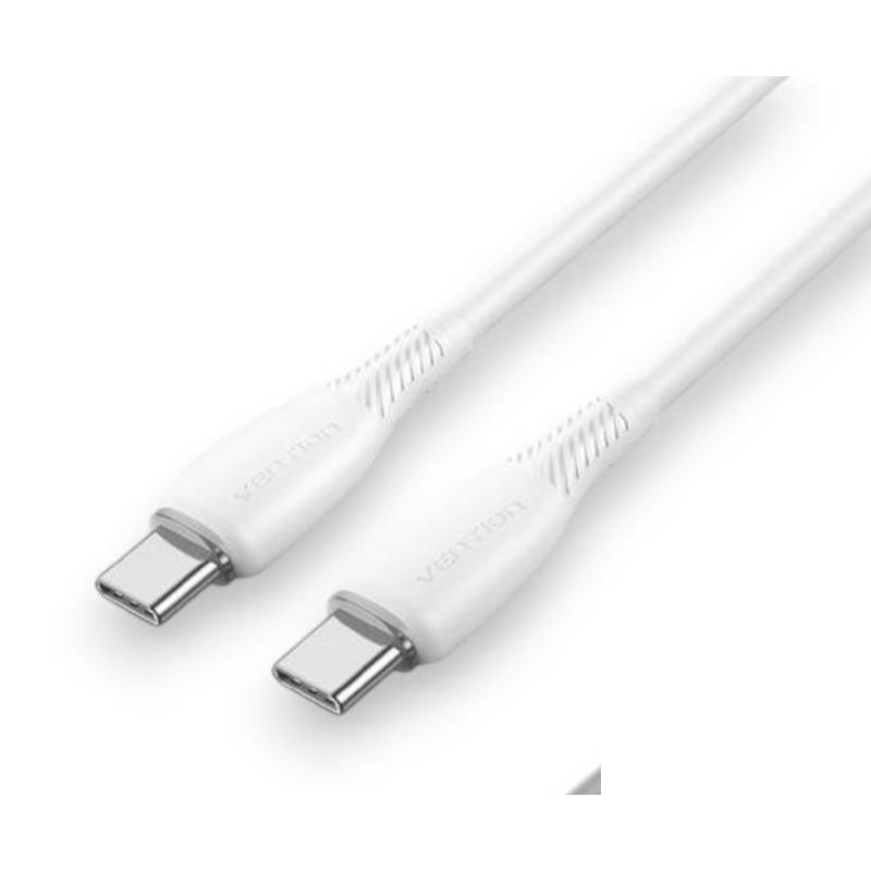 TRVWH cable USB USB 2.0 2 m USB C 480 Gbit/s 60 W Blanco