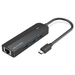 Docking USB Tipo-C TGPBB/ 3xUSB/ 1xRJ45/ 1xUSB Micro B PD/ Negro