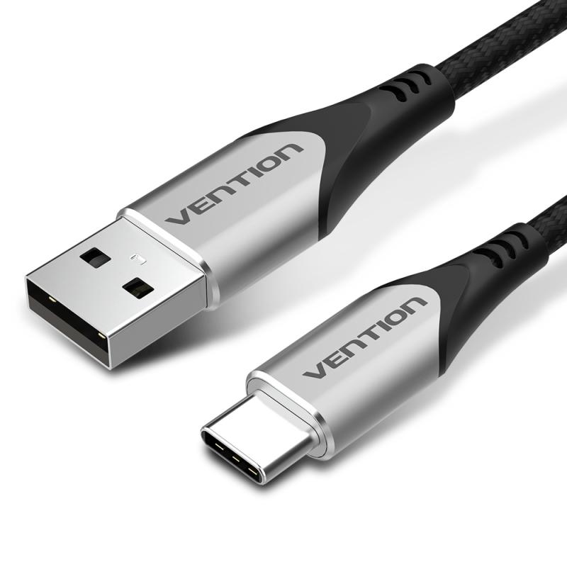 Cable USB 2.0 Tipo-C CODHC/ USB Macho - USB Tipo-C Macho/ 25cm/ Gris