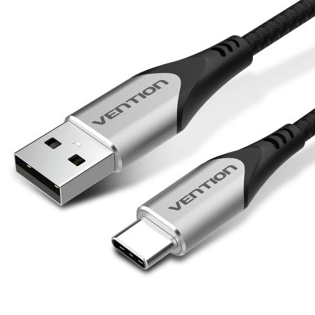 Cable USB 2.0 Tipo-C CODHC/ USB Macho - USB Tipo-C Macho/ 25cm/ Gris